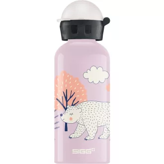   Sigg alumínium gyerekivópalack 0,4L - szivárgásmentes, könnyű, BPA-mentes - 24 Beary, Classic