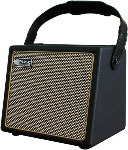 Coolmusic 30W Hordozható Gitárerősítő - Bluetooth Kapcsolat, Mikrofon Bemenet, Akkumulátoros, Fa Ház, Visszhang Effekt, Gitár és Billentyű K