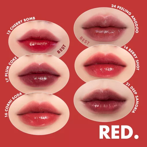 rom&nd Juicy Lasting Tint 18 Mulled Peach hosszantartó szájszín 5,5g