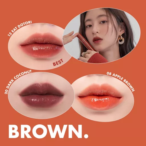 rom&nd Juicy Lasting Tint 18 Mulled Peach hosszantartó szájszín 5,5g