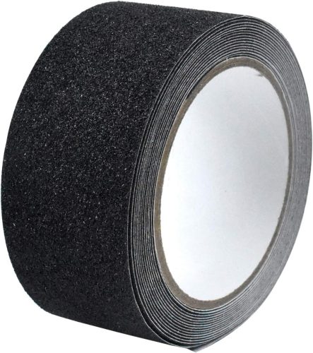 Bandă antiderapantă neagră Skyzone pentru scări, 5 cm x 5 m