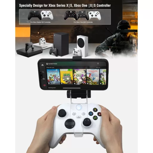 Joso Xbox Series X/S kontroller telefontartó klip Android iPhone-hoz