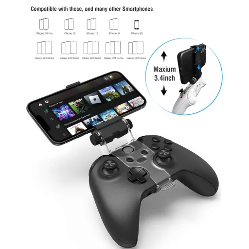 Joso Xbox Series X/S kontroller telefontartó klip Android iPhone-hoz