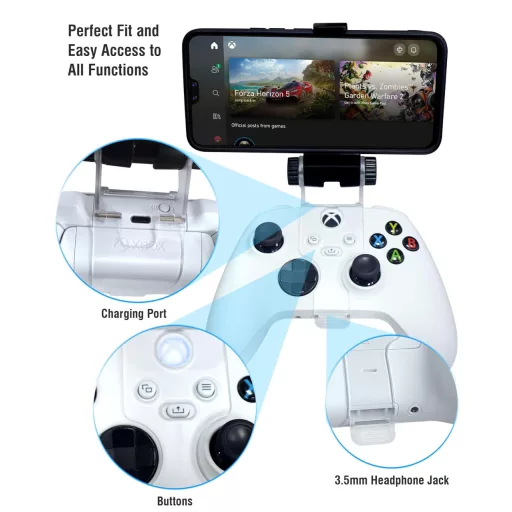 Joso Xbox Series X/S kontroller telefontartó klip Android iPhone-hoz