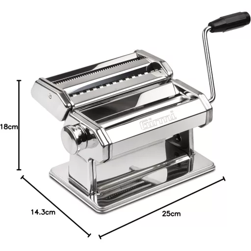 Girmi IM90 Tésztakészítő Gép 9 Fokozat Alumínium Hengerek Rozsdamentes Ház