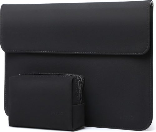 Husă de protecție pentru MacBook Pro 14" și Surface Laptop - Geantă laptop impermeabilă HYZUO 13.3-14", neagră