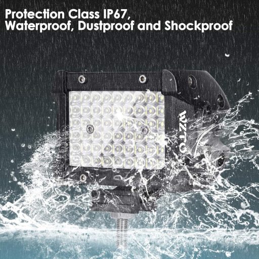 WZTO LED Munkalámpa és Kiegészítő Fényszóró - Vízálló 300W Motorkerékpár Segédfény Hátsó Pozícióhoz