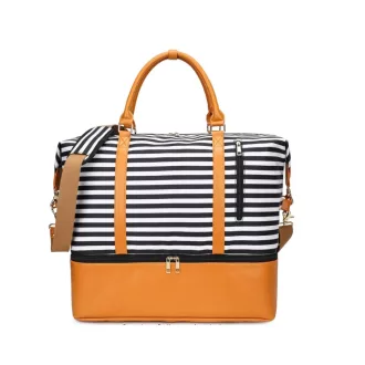   Cestovná taška pre ženy EverVanz s priehradkou na topánky a popruhom na pripevnenie ku kufru