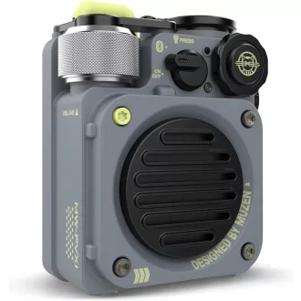   Vodotesný Bluetooth reproduktor Muzen Wild Mini, prenosný outdoorový reproduktor na cesty