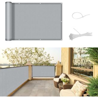   Sunny Guard Erkély Adatvédelmi Ernyő 90x600cm, UV Védelem, Időjárásálló PES