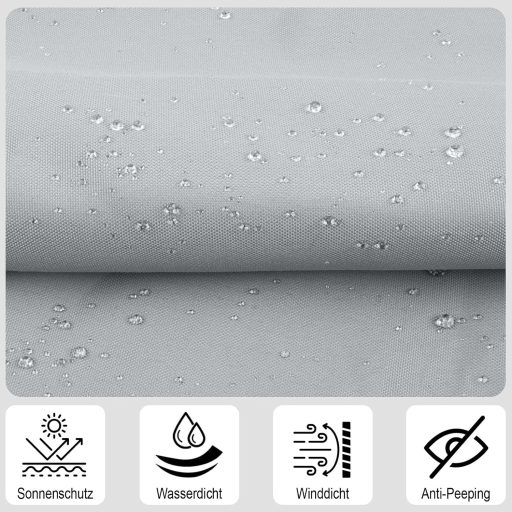 Sunny Guard Erkély Adatvédelmi Ernyő 90x600cm, UV Védelem, Időjárásálló PES