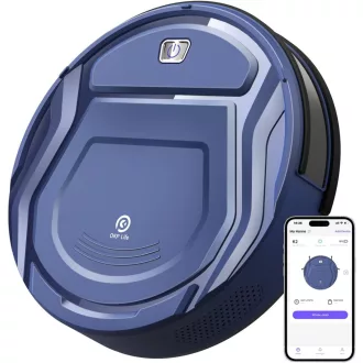   Robot aspirator OKP Mini cu conexiune WiFi, aparat de curățare inteligent