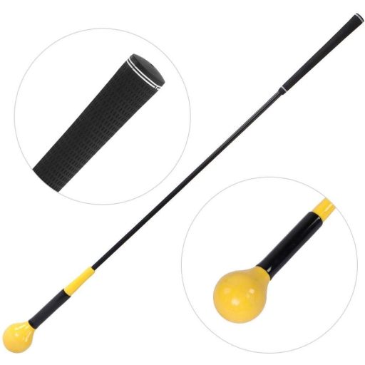 Dioche Golf Swing Edzőeszköz - Professzionális Lendületjavító Tréner Csúszásmentes Markolattal, Erő és Tempó Fejlesztésére, 120 cm