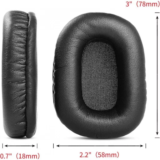 Fejhallgató fülpárna és mikrofon szivacs csere szett, B450-XT Kompatibilis VXI Blueparrott Bluetooth Headsethez, Fekete