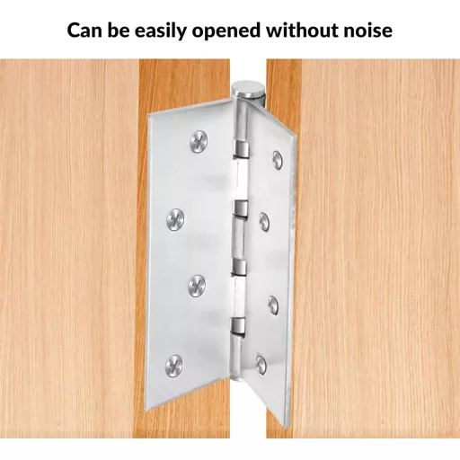 YSDMY 4 db 100mm rozsdamentes acél ajtópánt, összecsukható bútor pántok csavarokkal