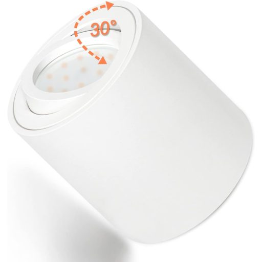 KYOTECH LED Beépíthető Mennyezeti Lámpa Forgatható 80mm Meleg Fehér 3000K