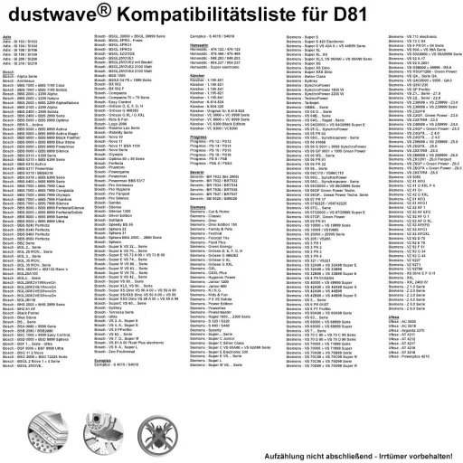 Dustwave Fleece porszívó zsák Kärcher VC 6100, 6200, 6250, 6300, 6350, 6400 - 20 db