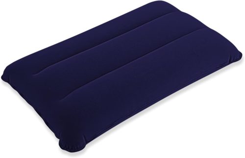 SUTAFOR Felfújható Párna, Ultrakönnyű Kempingpárna, Kék PVC Ülőpárna Utazáshoz, Strandra, Túrázáshoz, 44 x 28 cm, 60g