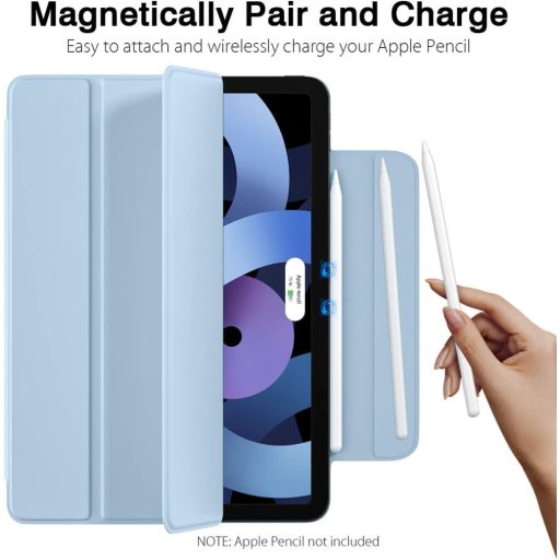 Husă de protecție magnetică Vobafe pentru iPad Air 4 10.9" și iPad Pro 11" Tip Trifold cu suport Apple Pencil