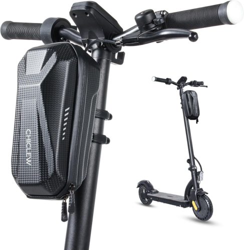 CHICLEW Roller Táska - 2L Vízálló Kormánytáska Xiaomi MI Mijia M365 és Ninebot ES1/ES2/ES3/ES4 Elektromos Rollerekhez, EVA Kemény Tok