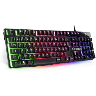   EMPIRE GAMING K300 Gamer Billentyűzet AZERTY RGB LED 105 Gomb