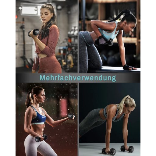 MENCIRO 2 kg-os Súlyzó Pár Edzéshez és Erőnléthez Otthoni Edzőteremhez