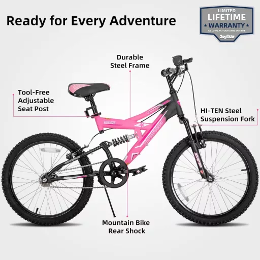 JOYSTAR Contender 20" gyerek mountainbike 7-13 éveseknek, teljes felfüggesztés
