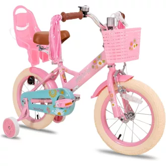   JOYSTAR Little Daisy 12/14/16 Zoll gyerekbicikli lányoknak 2-7 év, támasztókerekekkel