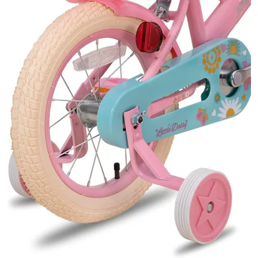 JOYSTAR Little Daisy 12/14/16 Zoll gyerekbicikli lányoknak 2-7 év, támasztókerekekkel