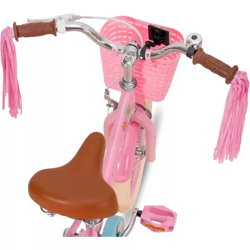 JOYSTAR Little Daisy 12/14/16 Zoll gyerekbicikli lányoknak 2-7 év, támasztókerekekkel