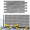 Grace Baltic 3D zidni panel - 4,8 m², 10 komada, uzorak sive cigle, 1 mm debeli PVC, unutarnja zidna dekoracija, tanak i fleksibilan