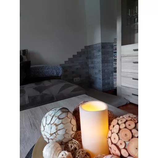 Grace Baltic 3D zidni panel - 4,8 m², 10 komada, uzorak sive cigle, 1 mm debeli PVC, unutarnja zidna dekoracija, tanak i fleksibilan