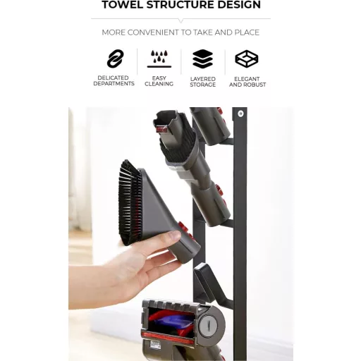 MORANGO Stalak za usisavač Dyson V15 V12 V11 V10 V8 V7 V6 DC58 DC59 DC62 DC74