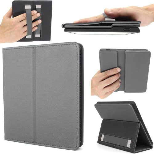 Husa pentru Kindle E-Reader Generația a 10-a și a 9-a - Husă de protecție din piele PU gri