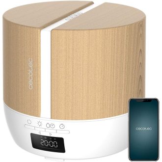   Cecotec PureAroma 550 Connected fehér aromadiffúzor Bluetooth-szal, LED kijelzővel és applikációval