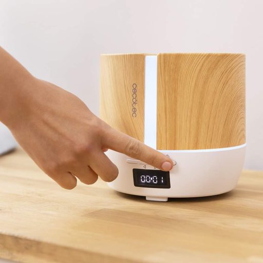 Cecotec PureAroma 550 Connected fehér aromadiffúzor Bluetooth-szal, LED kijelzővel és applikációval