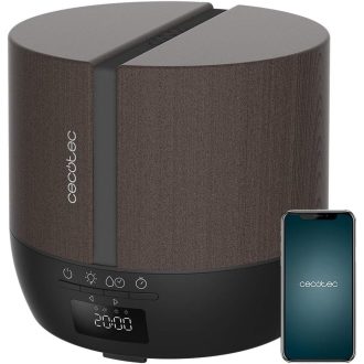  Cecotec PureAroma 550 Connected fekete aromadiffúzor 500ml LED kijelzővel Bluetooth és app vezérléssel