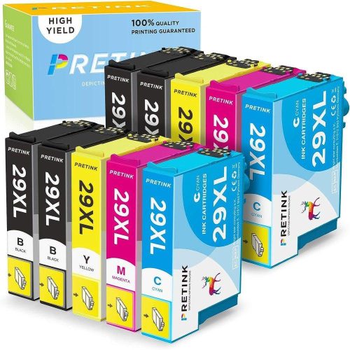 Set 10 cartușe cerneală Epson 29XL - 4 negre, câte 2 color