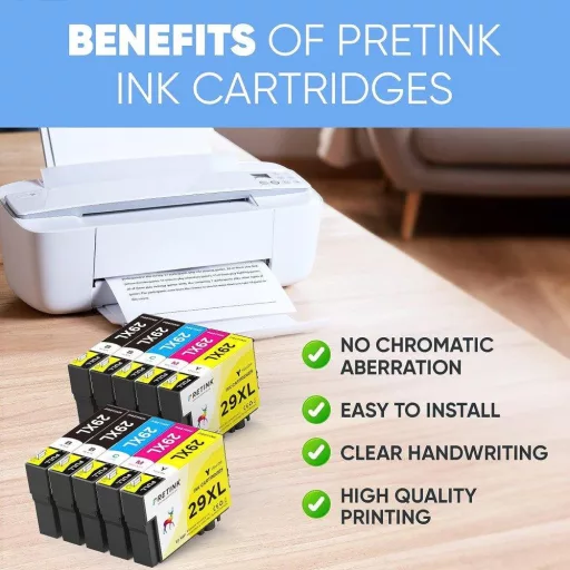 PRETINK Tintapatron szett -Epson 29XL 29 XL nagy kapacitású XP 342 - Expression Home XP 332, XP 345, XP 445, XP 455, XP 432, XP 245, XP 235, XP 352