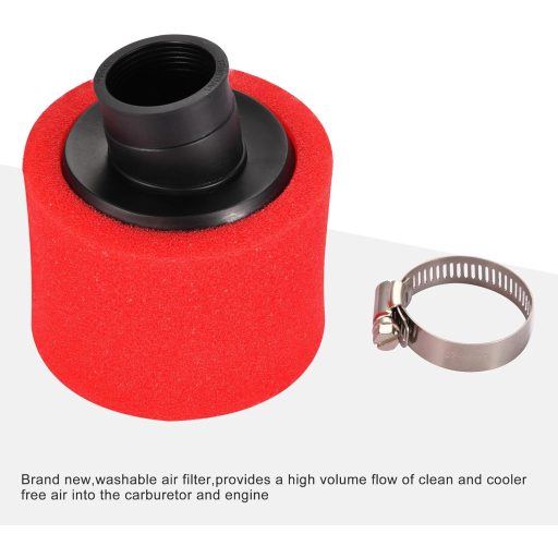 Červený 35 mm vzduchový filter GOOFIT pre ATV, terénne vozidlá s objemom 50 – 125 cm³.