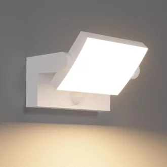   Klighten 24W LED Kültéri Fali Lámpa Mozgásérzékelővel IP65 Forgatható Panellel