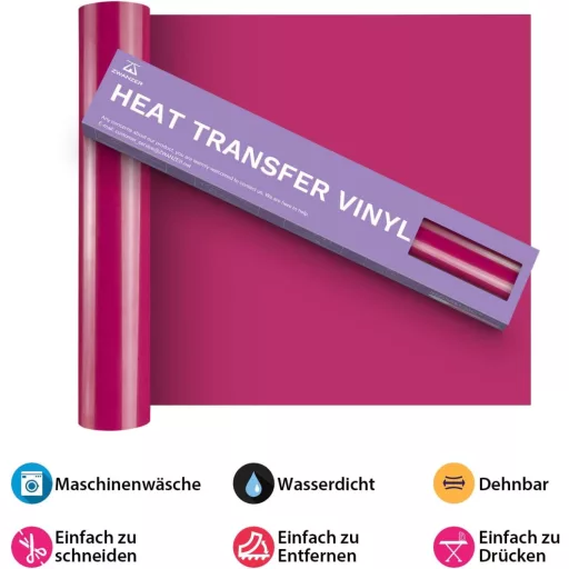 Zwanzer Flex Film Textilhez 30,5cm x 3,66m Cricut Silhouette Cameo