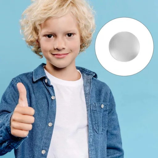 Strieborná Nastaviteľná Súprava Džínsových Gombíkov - 20 ks Kovových Gombíkov na Nohavice