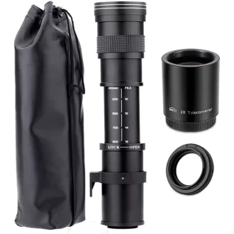   JINTU 420-1600mm telefoto objektiv za Canon EF bajonet, ručni zoom objektiv