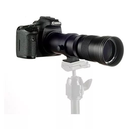 JINTU 420-1600mm Teleobjektív Canon EF Bajonett Manuális Zoom Objektív