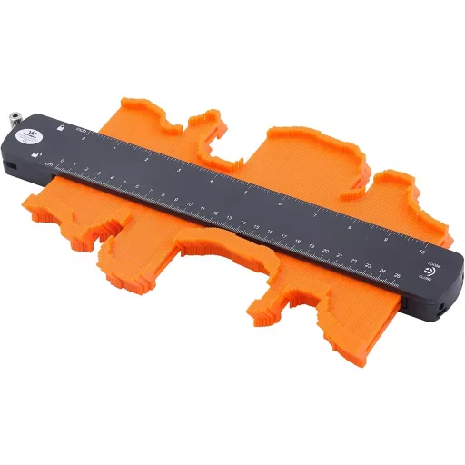 TOPWAY Kontúr Mérce 250mm Alakmásoló Szerszám Csempékhez és Fához