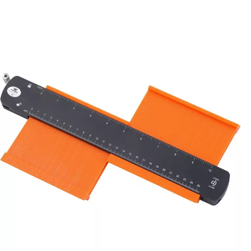 TOPWAY Kontúr Mérce 250mm Alakmásoló Szerszám Csempékhez és Fához