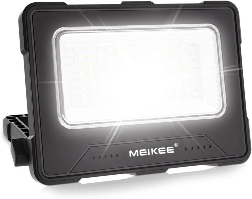 MEIKEE Lampă de lucru LED 80W cu baterie 12000 mAh - 4 moduri de iluminare, 5 niveluri de luminozitate, încărcare USB/Solară, magnetică, pentru camping, reparații