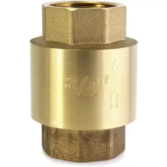   QWORK 3/4 Hüvelyk Visszacsapó Szelep Visszafolyás Gátló Sárgaréz DN20 - G3/4