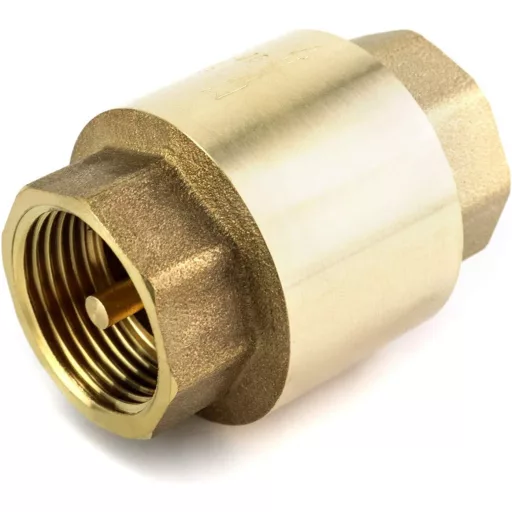 QWORK 3/4 Hüvelyk Visszacsapó Szelep Visszafolyás Gátló Sárgaréz DN20 - G3/4